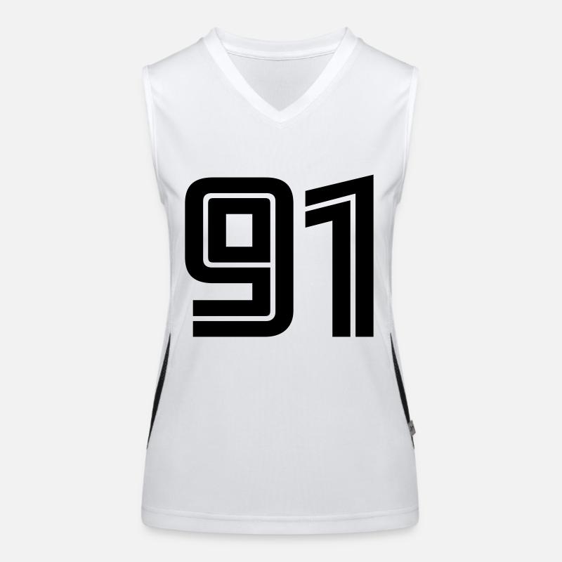 91 Funktionelles Kontrast-Tank Top für Frauen