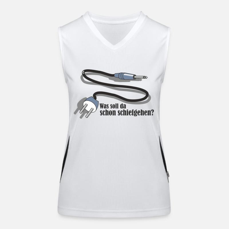 Adapter Funktionelles Kontrast-Tank Top für Frauen