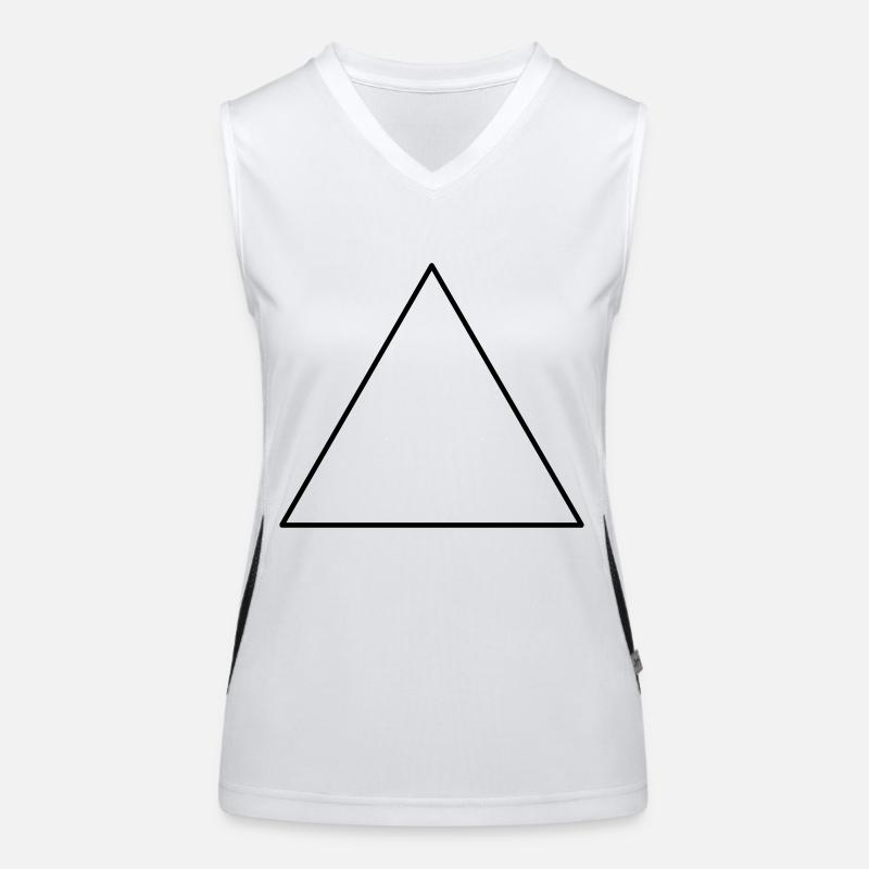 Triangle Débardeur respirant contrasté Femme
