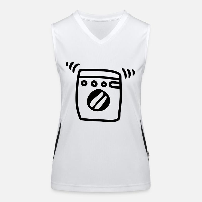 Lave-linge - Line Débardeur respirant contrasté Femme