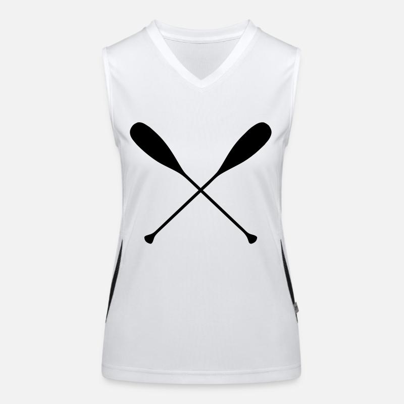 Paddel Funktionelles Kontrast-Tank Top für Frauen