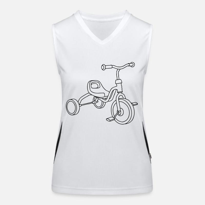 Kinderdreirad Funktionelles Kontrast-Tank Top für Frauen