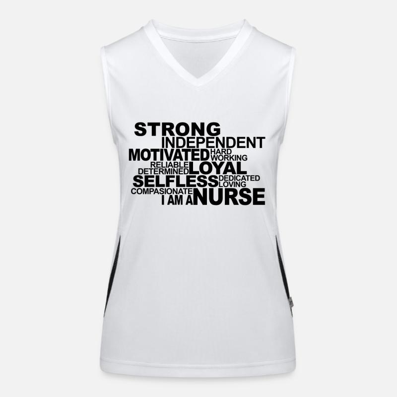 Beste Krankenschwester! Funktionelles Kontrast-Tank Top für Frauen