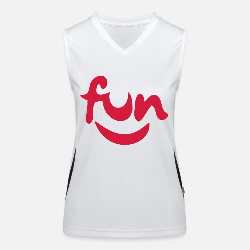 fun Débardeur respirant contrasté Femme