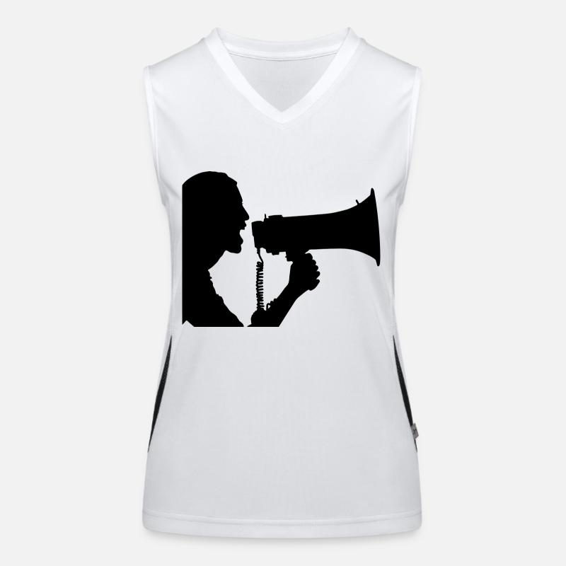 megaphone Women's Functional Contrast Tank Top