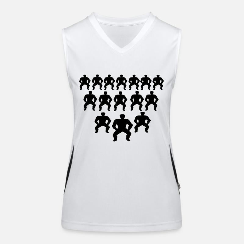 Kinn Funktionelles Kontrast-Tank Top für Frauen