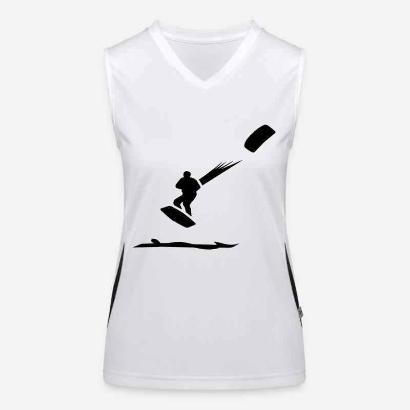 Kitesurfing Women's Functional Contrast Tank Top