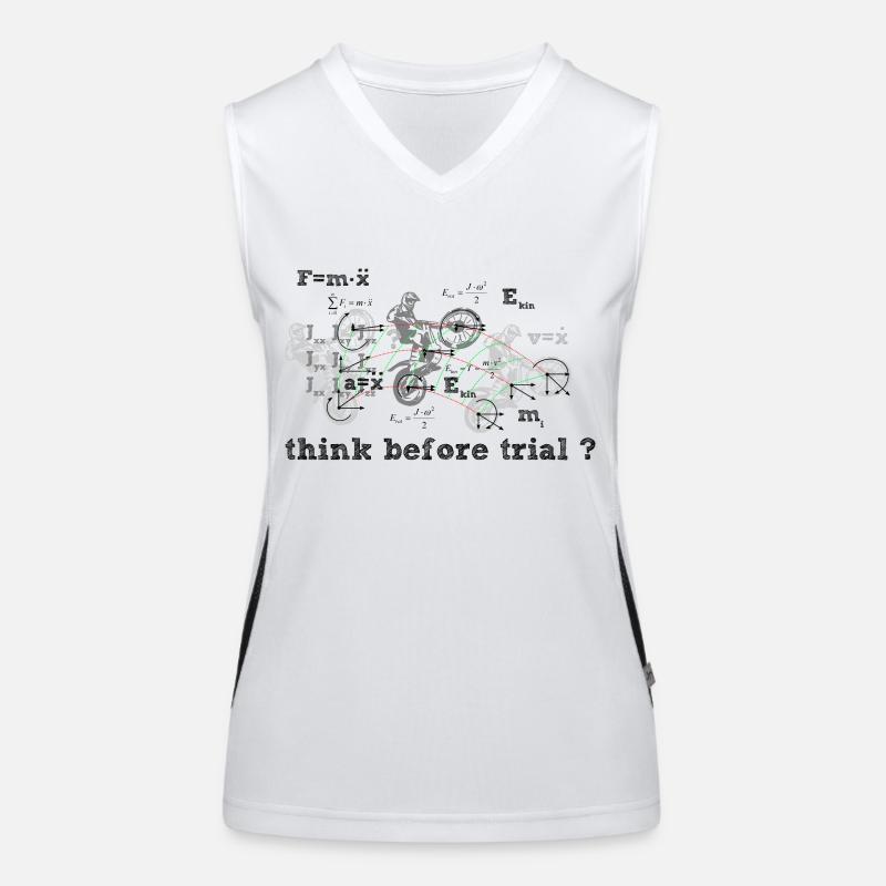 Think before Trial? Funktionelles Kontrast-Tank Top für Frauen