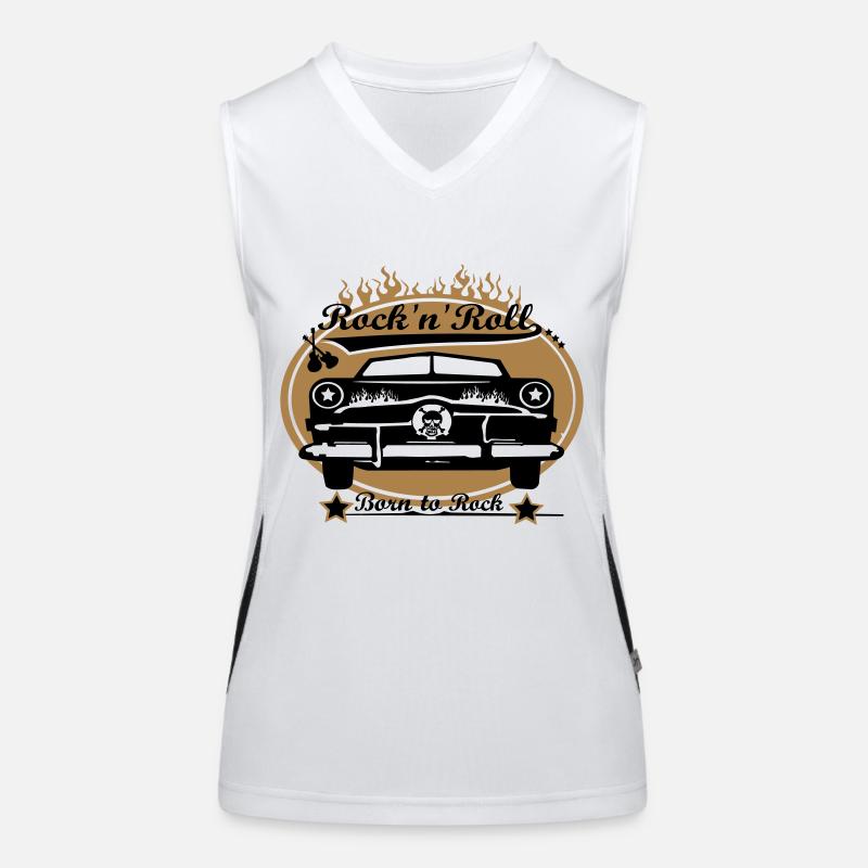 Né à Rock Débardeur respirant contrasté Femme