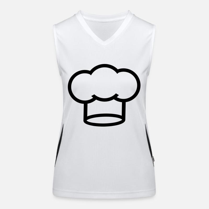 hat_cooking_c1 Débardeur respirant contrasté Femme