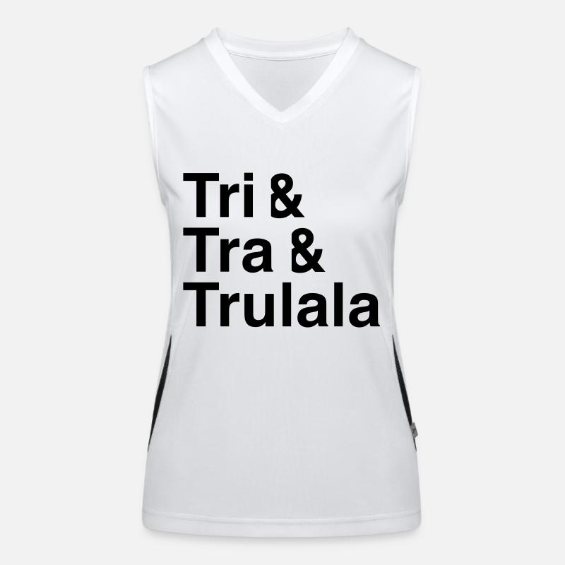 Kasper - Tri Tra Trulala Funktionelles Kontrast-Tank Top für Frauen