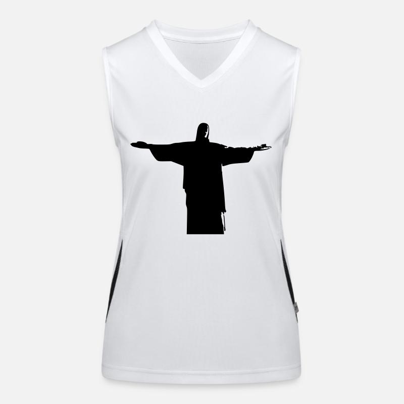 christ jesus Débardeur respirant contrasté Femme