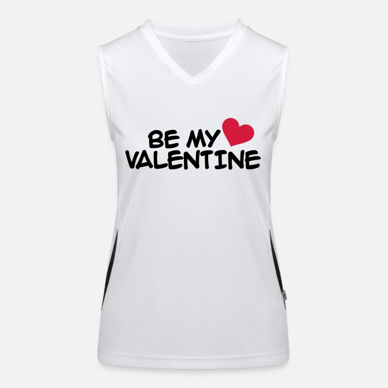 Valentinstag Funktionelles Kontrast-Tank Top für Frauen