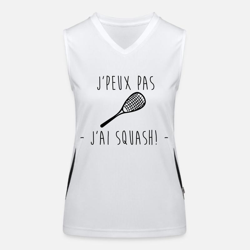 J'peux pas jai squash Débardeur respirant contrasté Femme