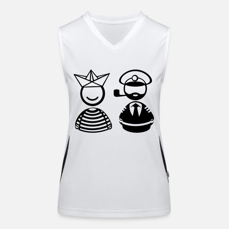 Seemänner Funktionelles Kontrast-Tank Top für Frauen