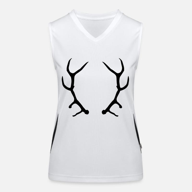 Geweih Funktionelles Kontrast-Tank Top für Frauen