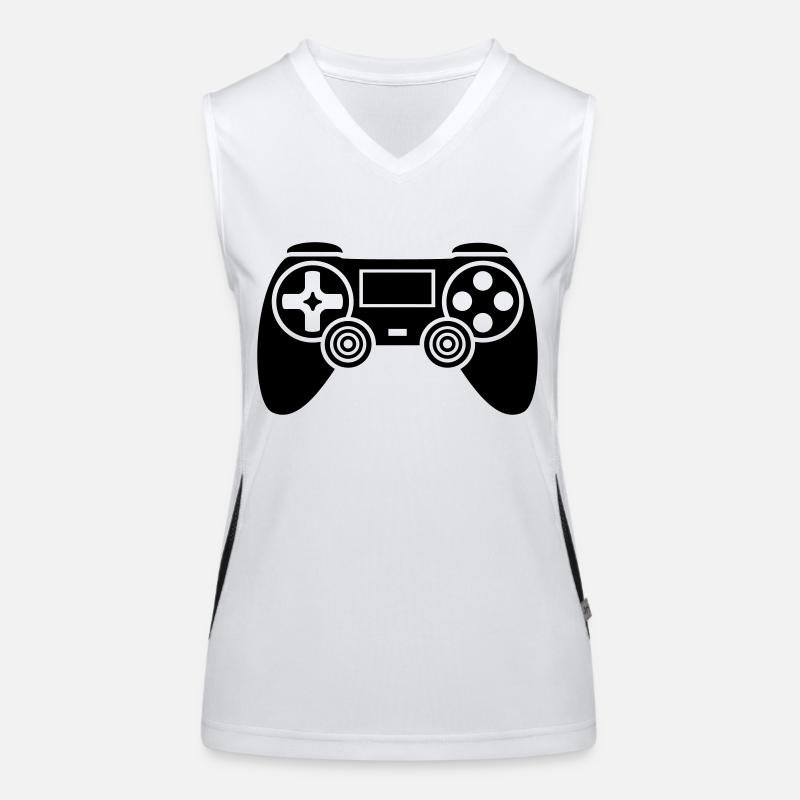 gaming_controller__f1 Funktionelles Kontrast-Tank Top für Frauen