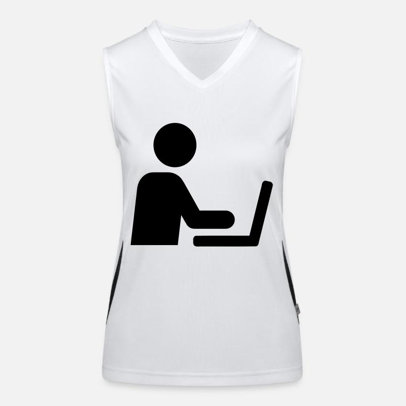 Computer Women's Functional Contrast Tank Top