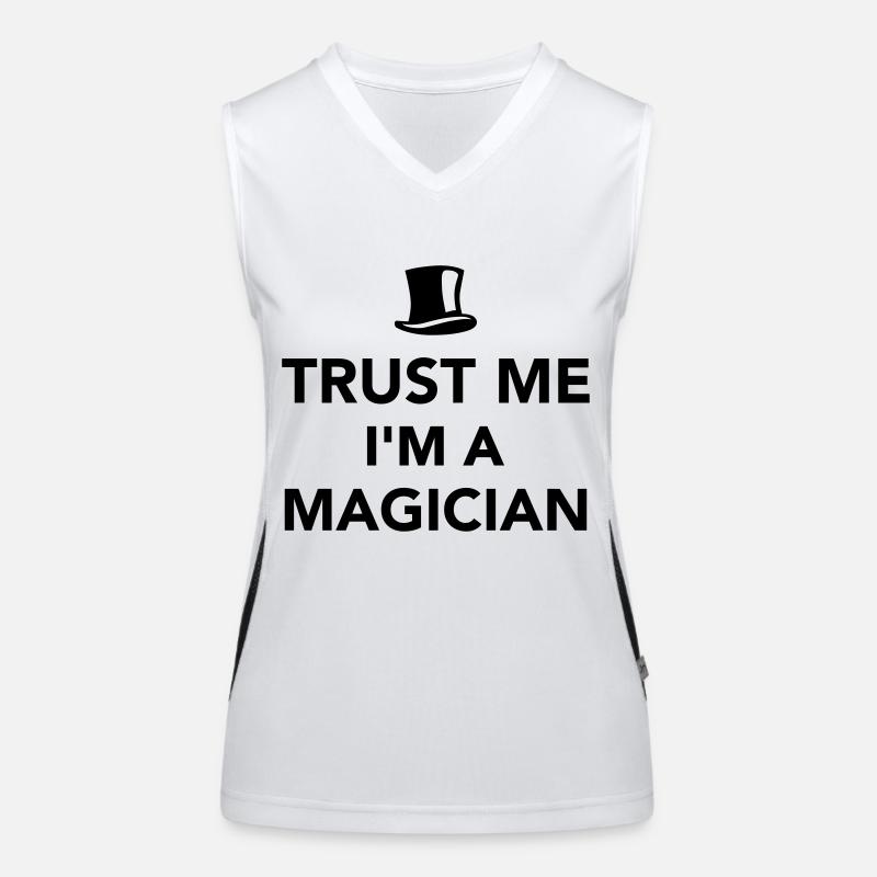 Zauberer Funktionelles Kontrast-Tank Top für Frauen