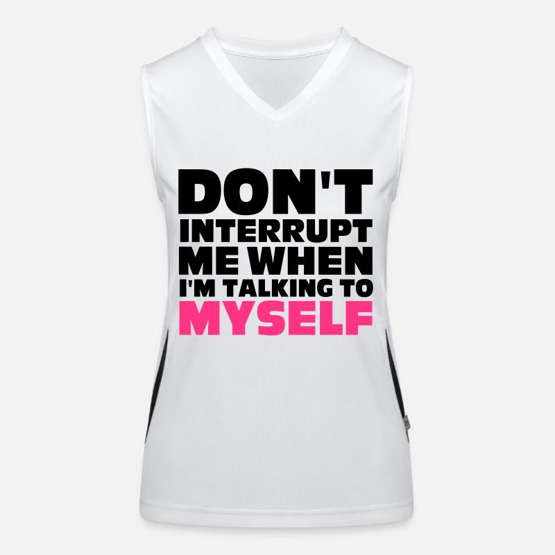 Funny Women's Functional Contrast Tank Top