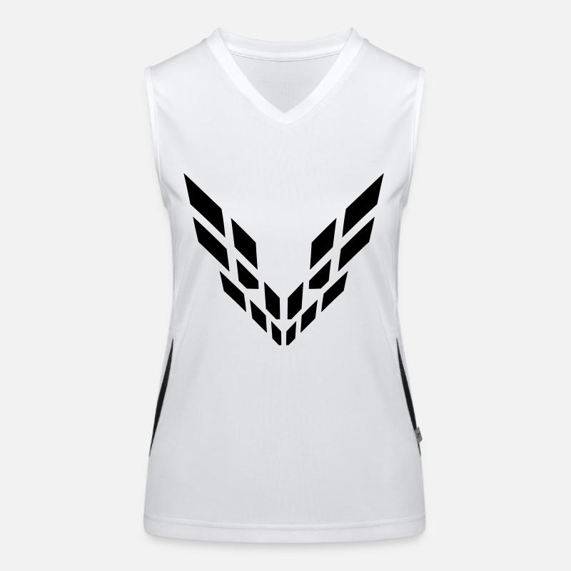 Modélisme abstraite Débardeur respirant contrasté Femme