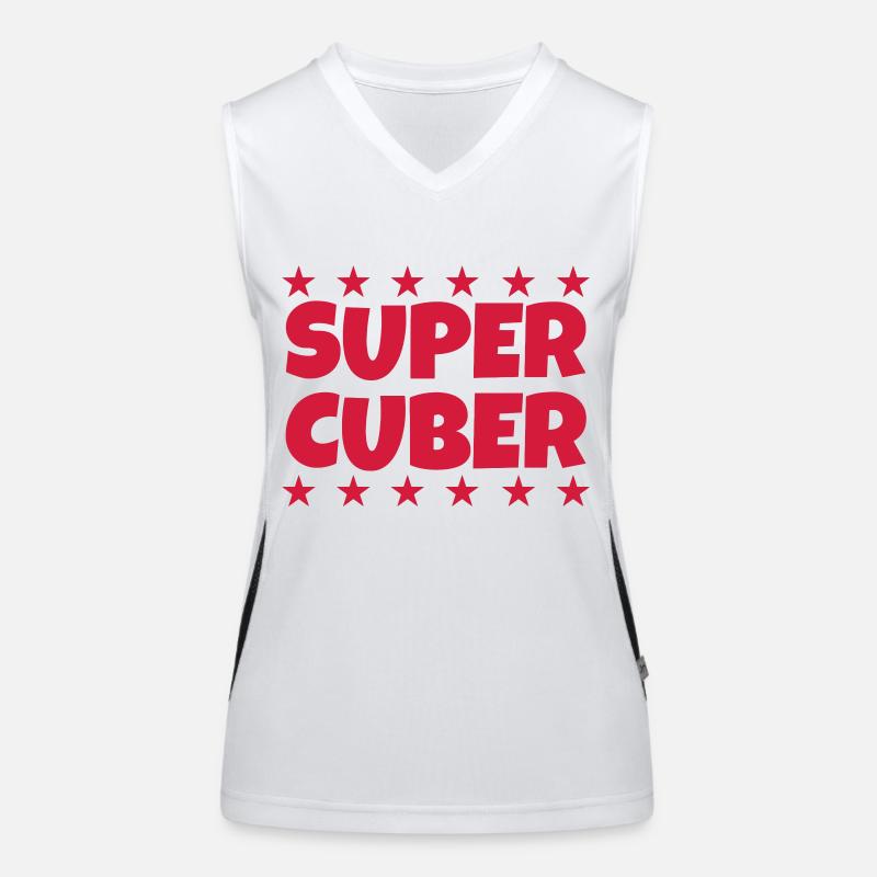 Cubing / Cube / Cuber / Speedcubing Funktionelles Kontrast-Tank Top für Frauen