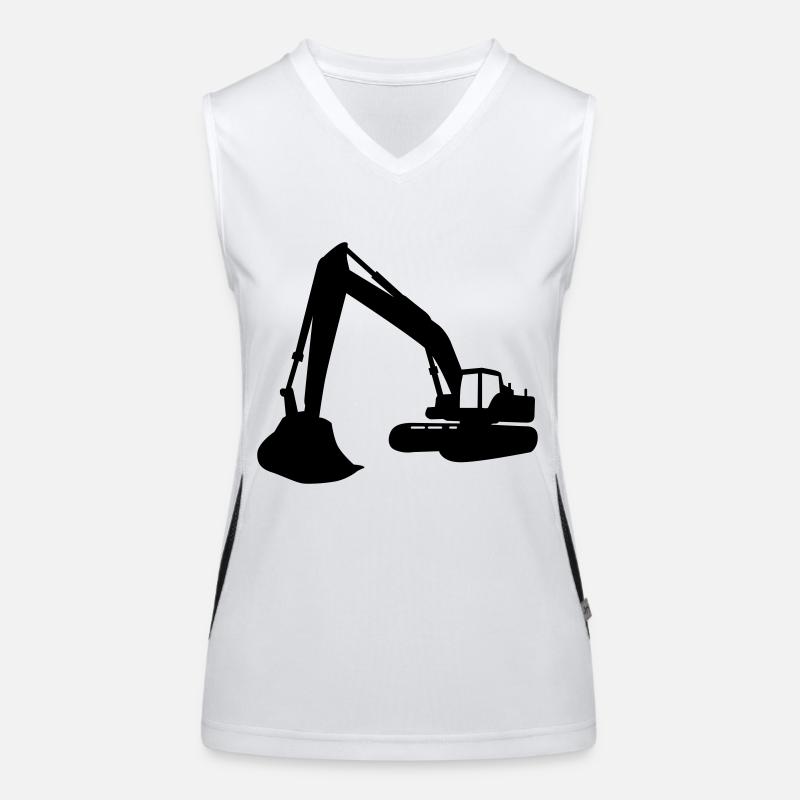 excavator Women's Functional Contrast Tank Top