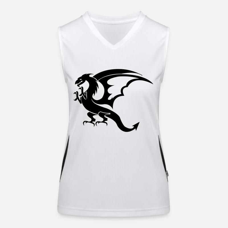 dragon Débardeur respirant contrasté Femme