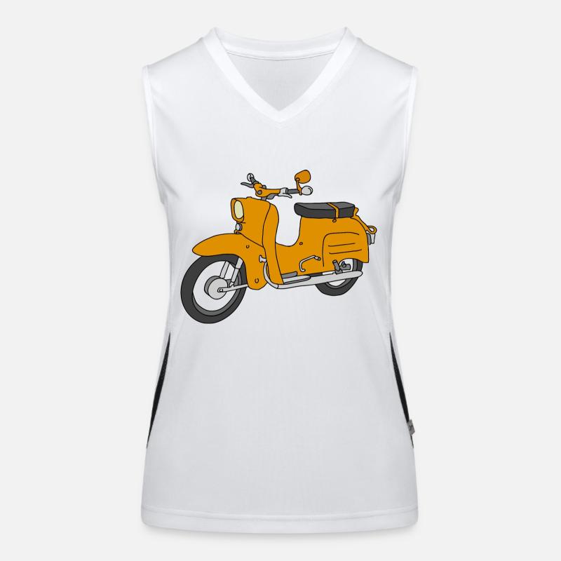 Schwalbe (saharabraun) Funktionelles Kontrast-Tank Top für Frauen