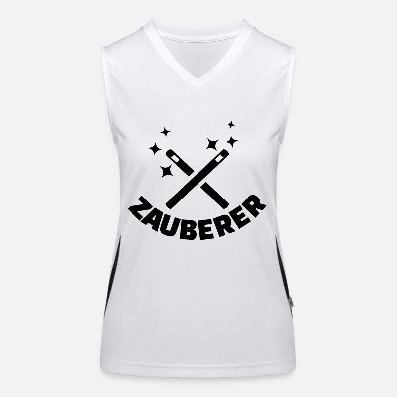 Zauberer Funktionelles Kontrast-Tank Top für Frauen
