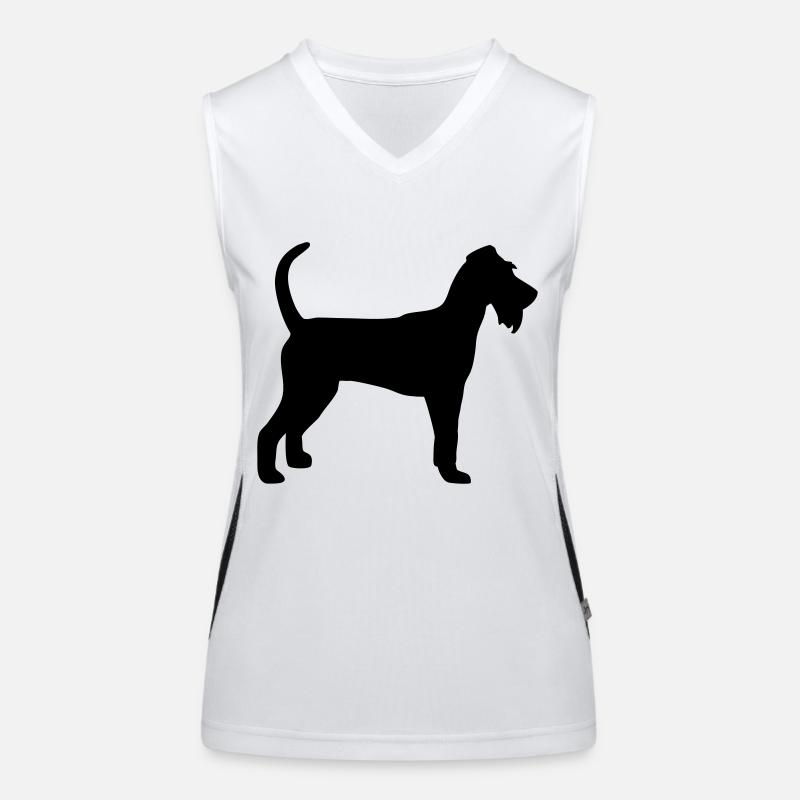 Irish Terrier Funktionelles Kontrast-Tank Top für Frauen