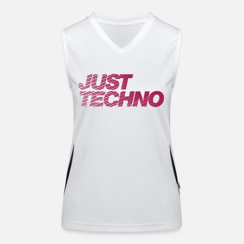 Just Techno Débardeur respirant contrasté Femme