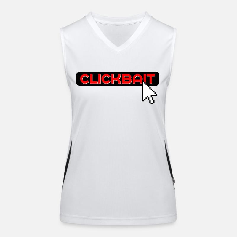 internet clickbat Funktionelles Kontrast-Tank Top für Frauen