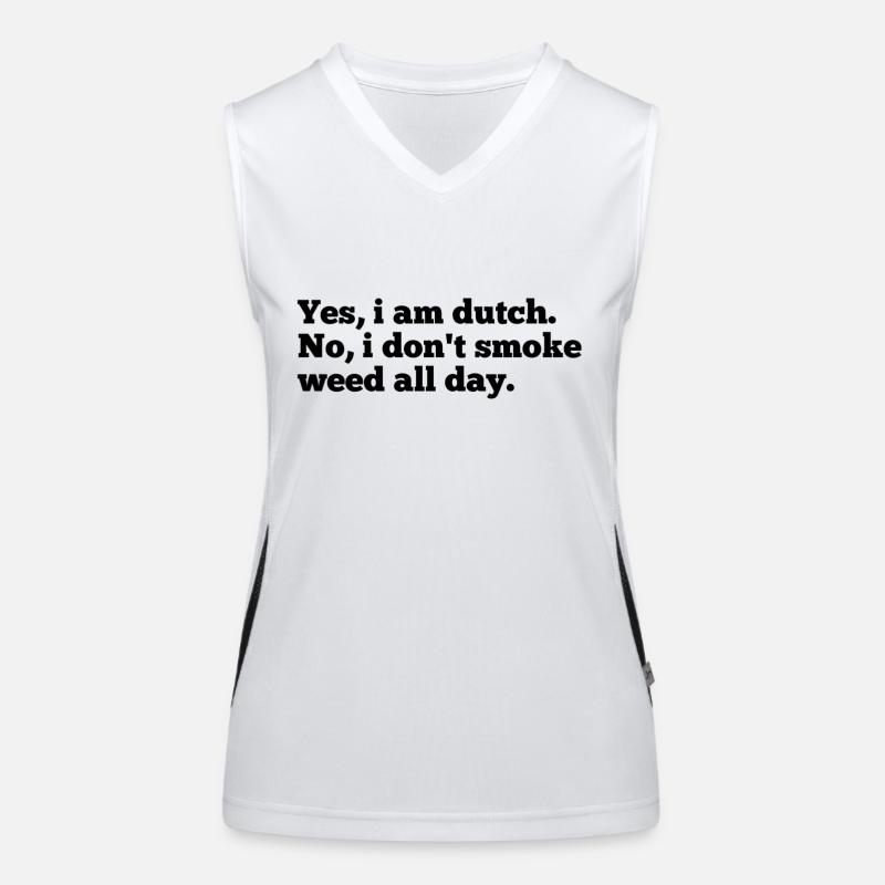 Holländisch Funktionelles Kontrast-Tank Top für Frauen