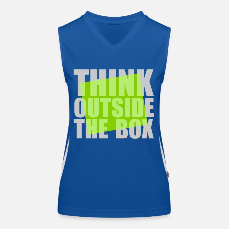 Green Think outside Women's Functional Contrast Tank Top