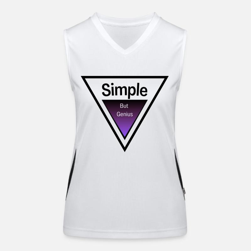 Simple but genius Funktionelles Kontrast-Tank Top für Frauen