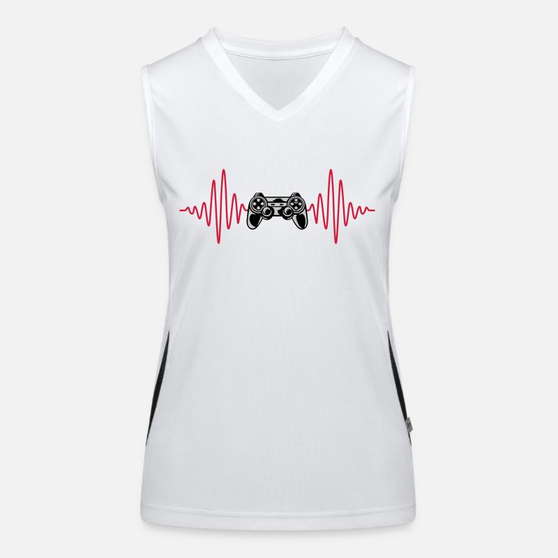 Puls Console Retro Controller Women's Functional Contrast Tank Top
