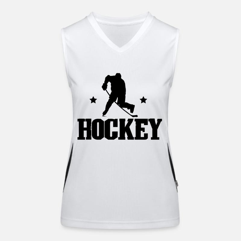 Hockey Débardeur respirant contrasté Femme