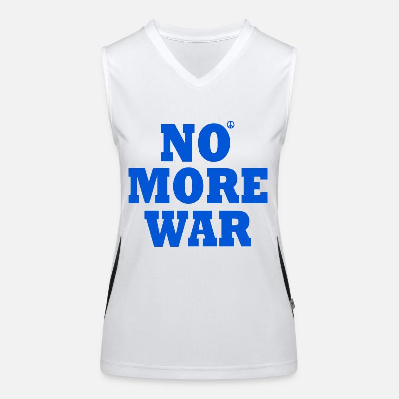 No more war Débardeur respirant contrasté Femme