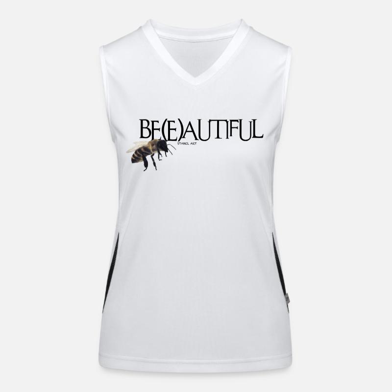 Be(e)autiful Funktionelles Kontrast-Tank Top für Frauen
