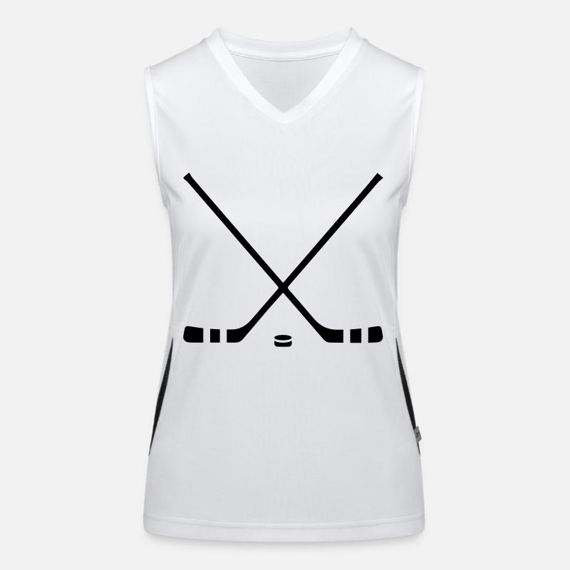 Eishockey hockeyschläger Funktionelles Kontrast-Tank Top für Frauen