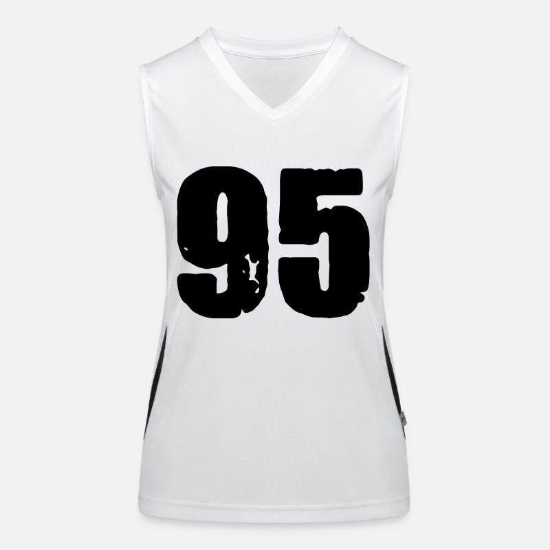 Maillot à 95 numéros Débardeur respirant contrasté Femme