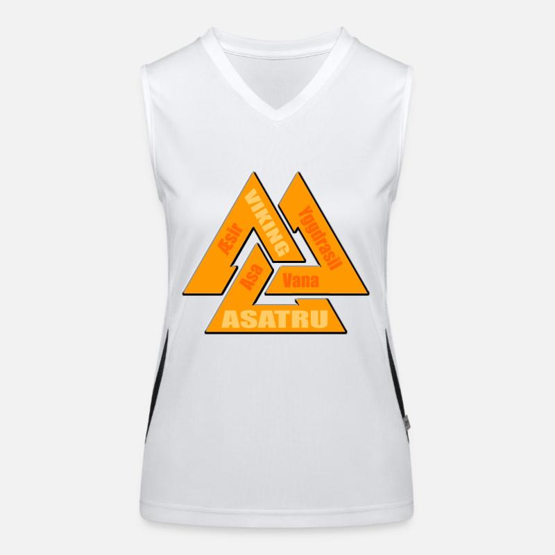 Odins Valknut Funktionelles Kontrast-Tank Top für Frauen