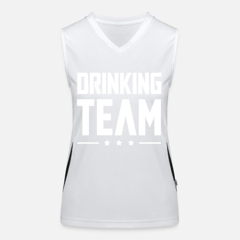 Drinking Team Women's Functional Contrast Tank Top