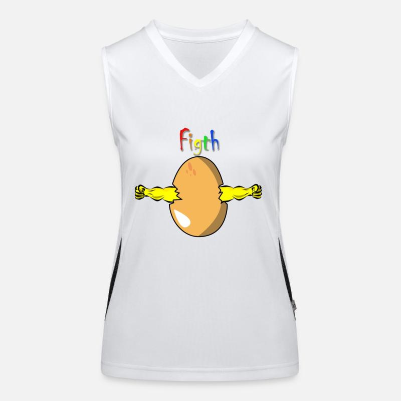 LGBT-Eier Funktionelles Kontrast-Tank Top für Frauen