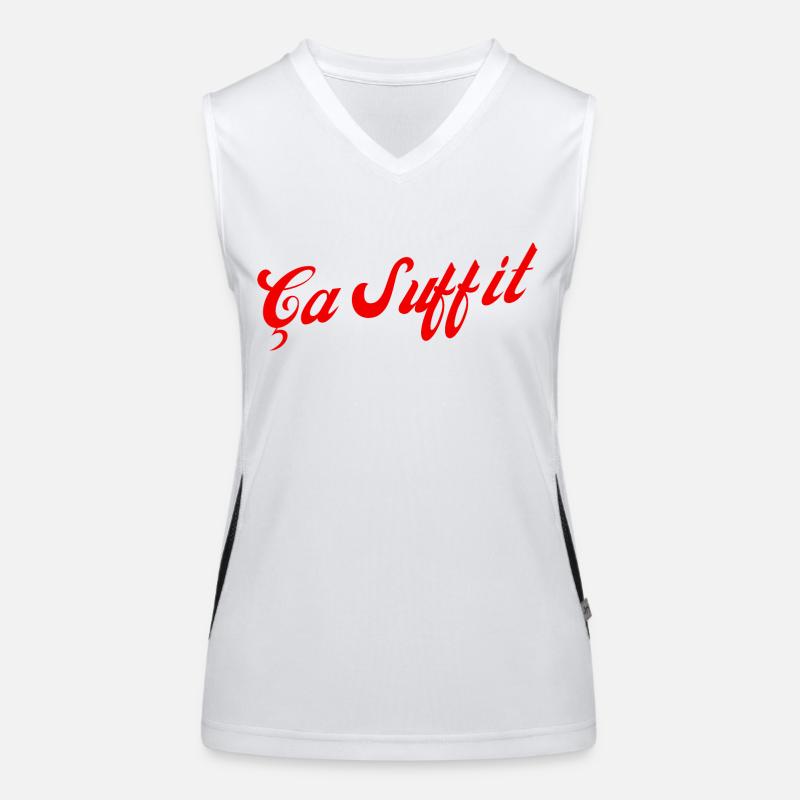 Ça suffit idée cadeau Débardeur respirant contrasté Femme