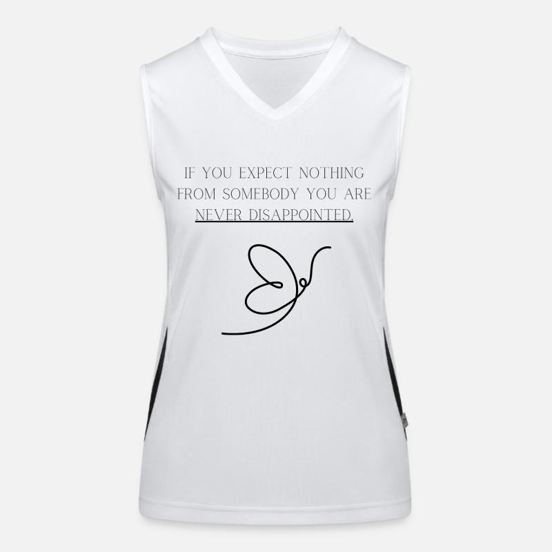 Sylvia Plath - Disappointed Débardeur respirant contrasté Femme