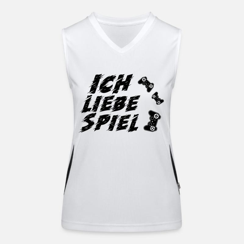 Game Gaming PC Funktionelles Kontrast-Tank Top für Frauen