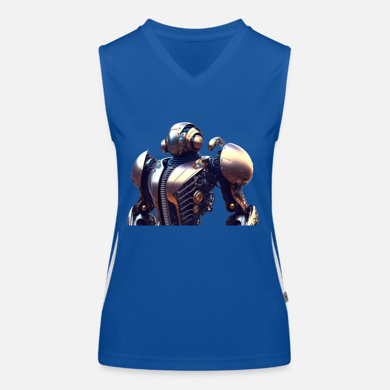 Steampunk Robot Débardeur respirant contrasté Femme