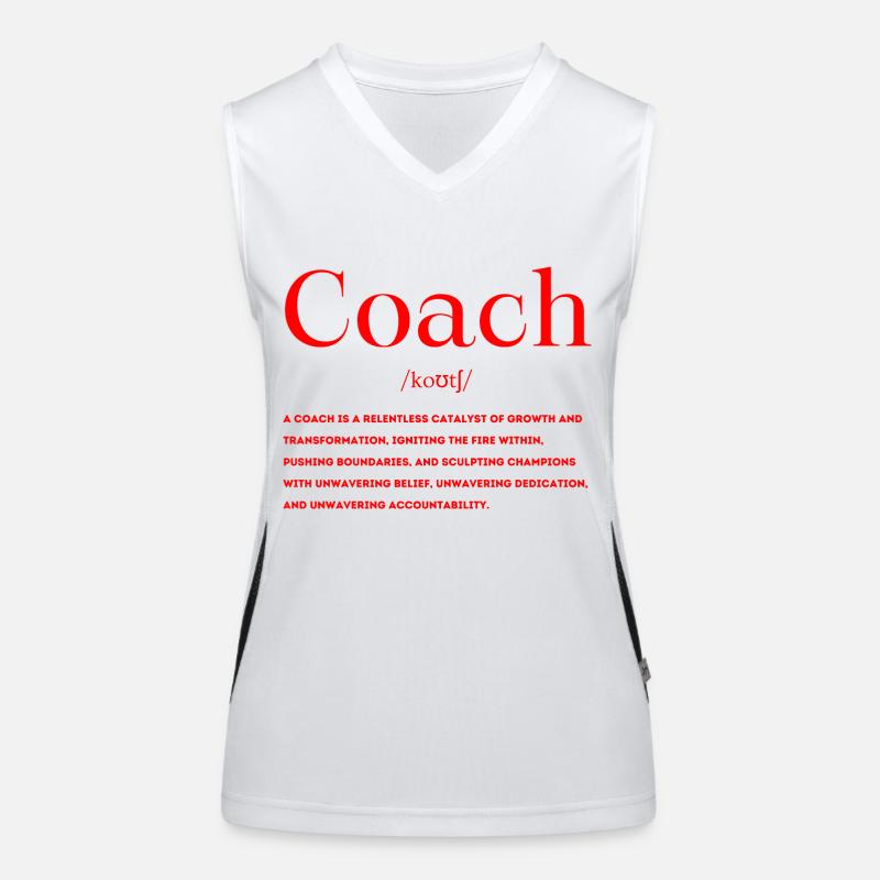 Coach Definition Funktionelles Kontrast-Tank Top für Frauen